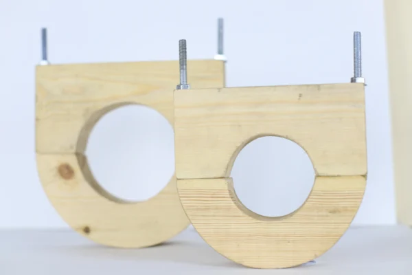 ⁦WOODEN PIPE SUPPORT⁩ - الصورة ⁦2⁩